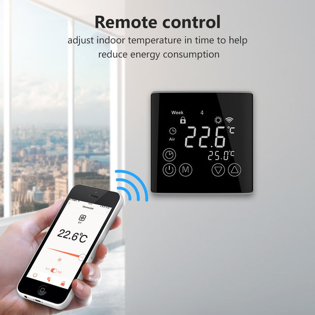 Touch Screen Digital Thermostat with WIFI
