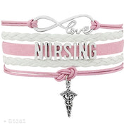 Charm Bracelets First Line Infinity love Nurses Gift