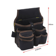 Multifunctional Tools Bag Large Capacity Waist Pockets Electrician Carrying Pouch Oganizer Hanging Bag Tool Case Apron Belt Bag