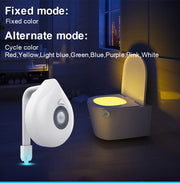 LED Toilet Seat Night Light Motion Sensor