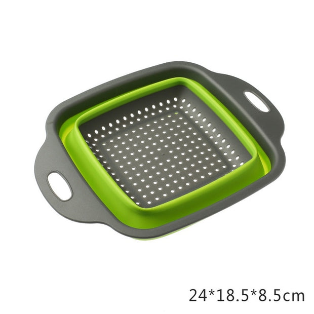 Portable Collapsible Basket Strainer