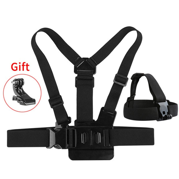 Adjustable Harness Chest Strap Head Strap Belt for GoPro