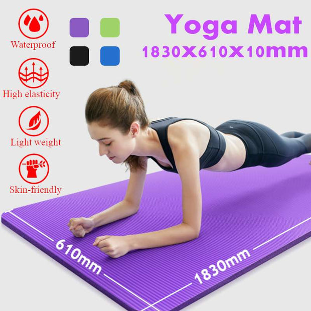 Yoga Mat  Position Line Non Slip and Strong