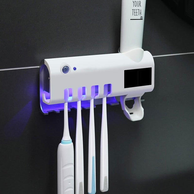 UV Light Electric Sterilizer Toothbrush Holder
