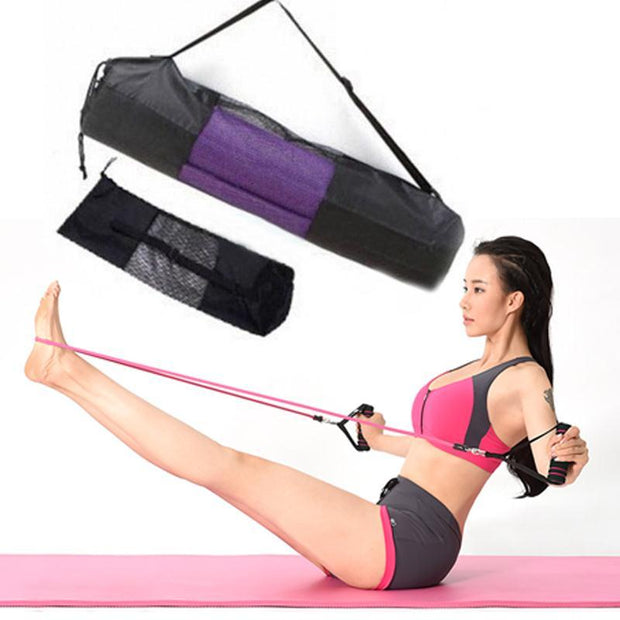 Yoga Mat Bag Nylon Pilates Carrier Mesh Adjustable