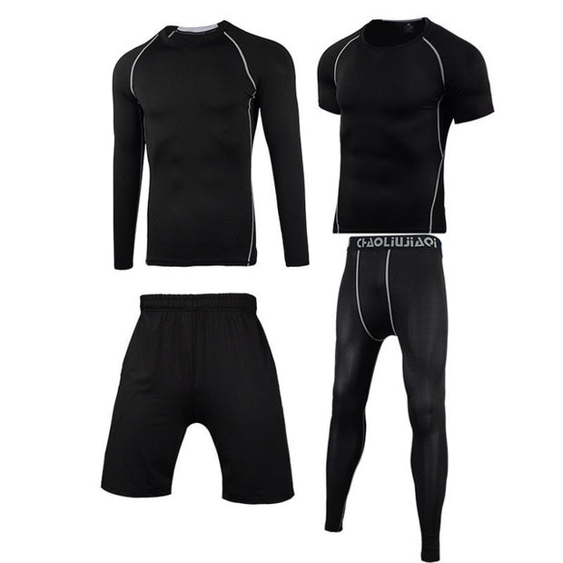 Men Sportswear Compression Sport Suits Quick Dry