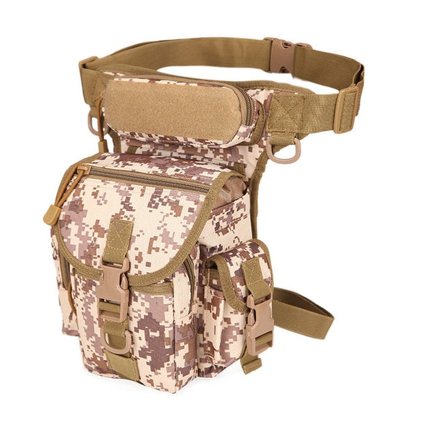 Tactical Waist Bag Drop Leg Bags Camping Hiking  Multi-function Pack
