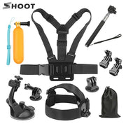 Camera Action Universal Head Chest Strap Helmet Belt Accessories Kits