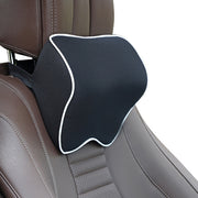 Car Neck Pillows Memory Cotton Leather Breathable Auto Car Neck Rest Headrest Cushion Pillow Car Interior Accessories