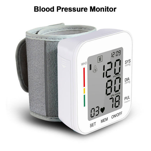 Blood Pressure Monitor Pulse Rate Heart Beat