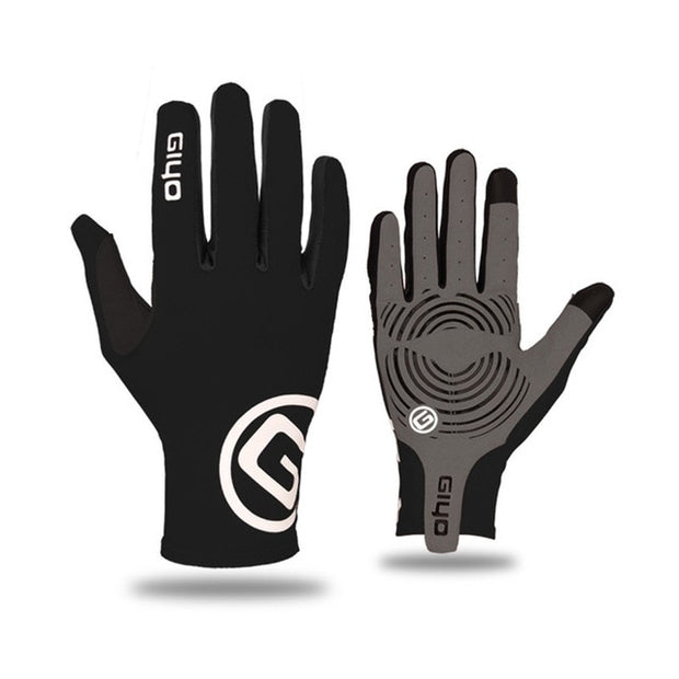 Touch Screen Long Full Fingers Gel Sports Cycling Gloves