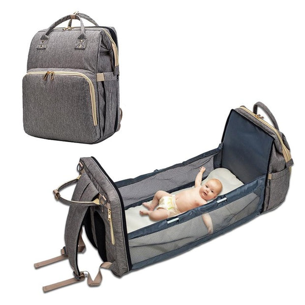 Baby Diaper Bag Bed Multi-purpose Travel Storage Bag- Free Fast Shipping