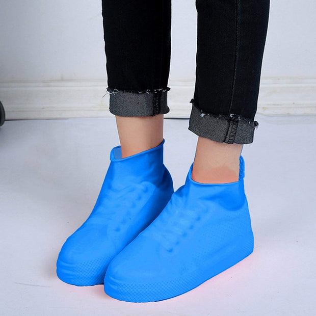 Anti-slip Latex Shoe Covers Reusable Waterproof Rain Boot