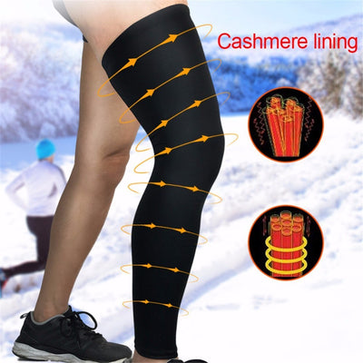 Knee Pad Breathable Men  Elastic Leg Sleeve Winter Warm Protector