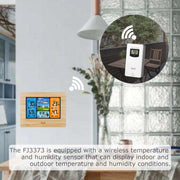 Multifunction Wireless Sensor Weather Clock